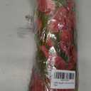 HyeFlora Bougainvillea Artificial Hanging Flowers Plants for Outdoors Winter Decoration, 2pcs Faux Bougainvillea Vines Red Fake Flowers Realistic UV Resistant Silk Flowers for Outside Planter Yard Urn