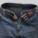 BULLIANT Belt for Men 2Pack,Mens Gift Stretch Braided Web Belt Elastic for Casual Golf Jeans,1 3/8"