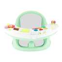 Infantino Music & Lights 3-in-1 Discovery Seat & Booster, Toddler Booster Seat for Dining Table or Kitchen Chair, Baby Activity Center & Snack Tray, Mint