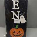 Halloween Porch Decor Outdoor Halloween Decorations Wooden Pumpkin Ghosts Boo Porch Sign Door Decorations Indoor Outside Welcome Sign for Front Door 46.8 Inch