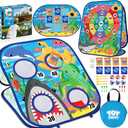 TOY Life Toddler Outdoor Toys for Kids Ages 4-8, Bean Bag Toss, Outside Yard Games for Kids Cornhole, Indoor Lawn Backyard Games Birthday Family Party Toddler Game, Gift for Boys 3 4 5 6 7