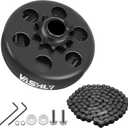 VASHLY Go Kart Clutch 3/4" Bore 10T with #40 41 420 Chain for Go Kart Minibike and Fun Kart Engine