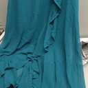 BeryLove Formal Dresses for Women 2026 Wedding Guest with Slit Cocktail Elegant Lace Long Prom Dress (Teal, XL)