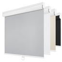 ChrisDowa Cordless Blackout Roller Shades for Windows, Thermal Insulated UV Protection Pull Down Shades, Total Blackout Window Blinds for Home, Office, Bedroom, Door (60" W x 72" H, Grey)