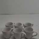 Schliersee 12 OZ Ceramic Coffee Mugs set of 6, Stylish Embossed Coffee Cups Set for Coffee, Tea, Milk, Cocoa, Cereal