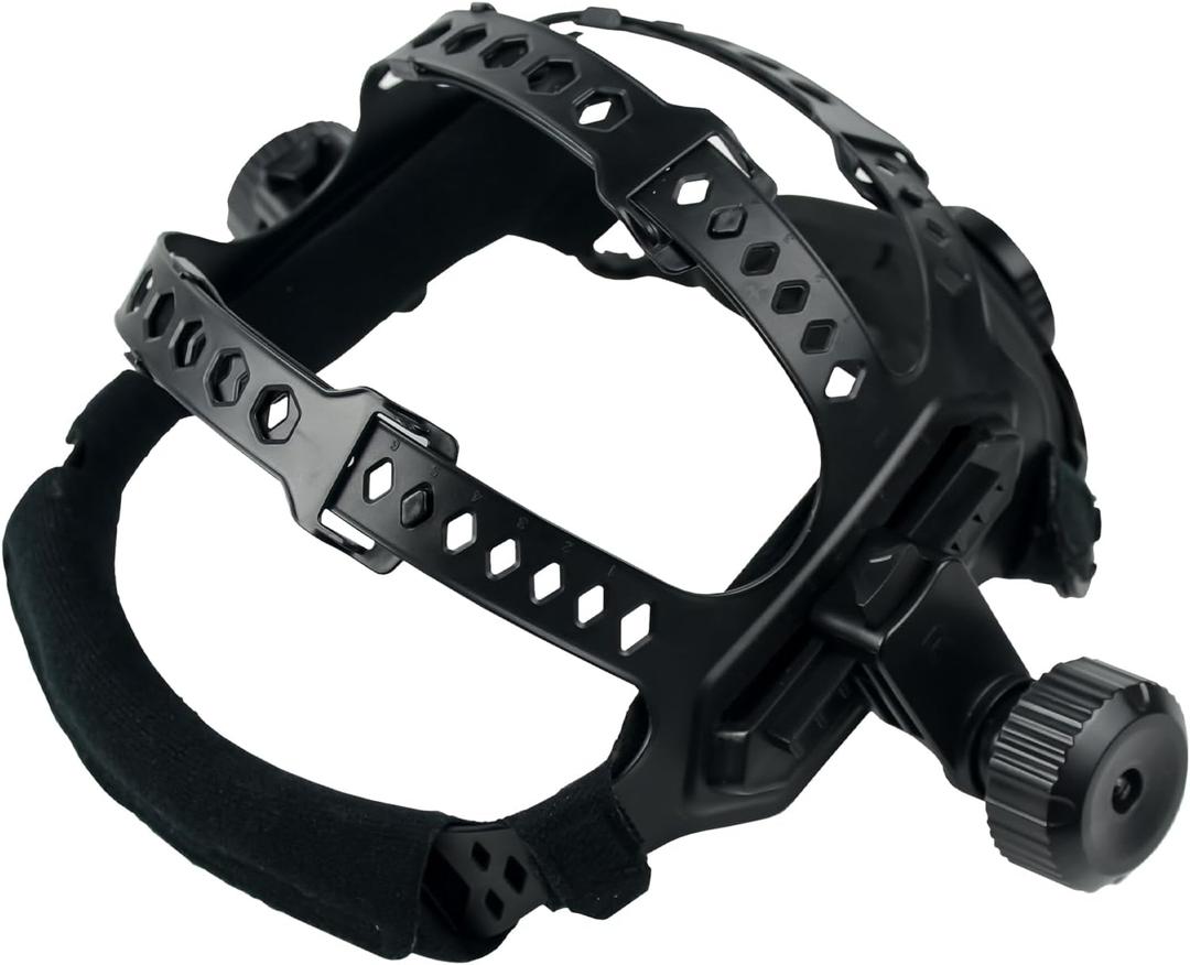 TRQWH Replacement Headgear for Welding Helmet - Round Hole Welding Hood Headgear Comfortable & Flexible Welding Helmet Headgear Welding Helmet Accessories