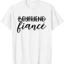 Boyfriend Fianc, Engagement, Engaged Couple, Matching T-Shirt, Small