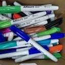 Affisure 48 Colors Permanent Markers, Assorted Colors Vibrant Markers, Fine Point，Works on Wood, Plastic, Metal, and More, for Adults, Artist, Teacher, Kids, 48 Pack
