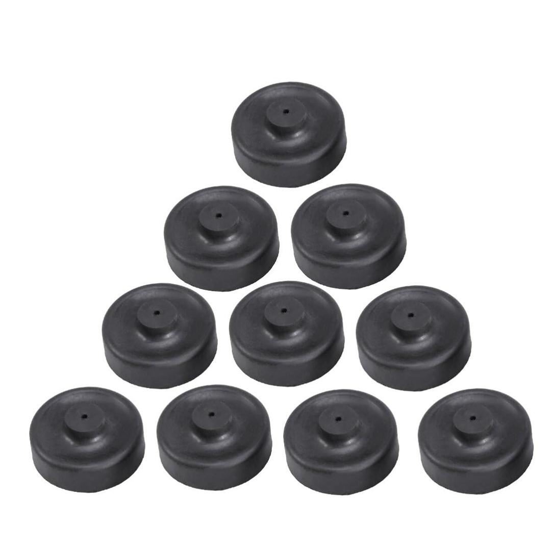 Mipcase Silica Gel Aquarium Air Pump Membrane Replacement Accessories for Fish Tank Oxygen Pump 1.37X1.37X0.59 Inch Cleanable Durable Membranes 10 Pack