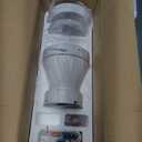 TCL 52" Modern Ceiling Fan with Lights, 5 Blades, 6 Speeds DC Reversible, Dimmable, White Flush Mount for Bedroom, Living Room and Garage