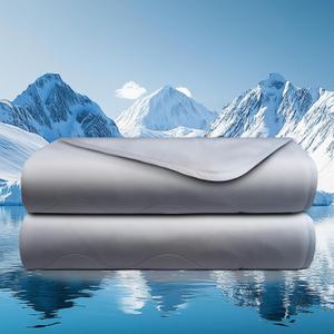 Cooling Comforter, Cooling Blanket Full Size - Soft, Machine Washable Quilt for All-Season Comfort, Breathable & Moisture-Wicking Bedding for Bed, Fits Twin & Full Size (79"x90", Grey)