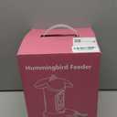 Hummingbird Feeder with Camera for Outdoor - 2K QHD Video, Instant Notifications & AI Bird Species, Ant Moat, Bee Proof, Motion Detection, 2.4G WiFi, Signal Booster, Gift for Bird Lovers Pink