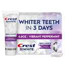 3D White Brilliance Vibrant Peppermint Teeth Whitening Toothpaste, 4.6 oz
