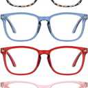 CCVOO Reading Glasses for Women/Men, Eyeglasses, Blue Light Readers for Women/Men, Computer Eye Glasses, Cheaters (6 Pack Mix, +1.5)