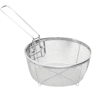 9Inch Stainless Steel Deep Fry Baskets with Handle for Frying, Serving Food - Multifunctional Fryer Basket