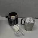 Maestri House Milk Frother, Variable Temp and Froth Thickness DualFro 600 Milk Frother Steamer, 21OZ Smart Touch Control Milk Warmer, Dishwasher Safe, Memory Function for Latte&Hot Chocolate (Black)