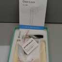 eLinkSmart Fingerprint Door Knob Lock, Smart Keyless Entry With Code Keypad Handle, Electronic Biometric Security Locking Lever for Bedroom Interior Indoor Room - Gold