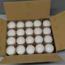 20 Pcs Bulk Long Burning Wax Pillar Candles 2" x 4" Dripless Unscented Smokeless for Wedding Party Spa Lantern Fireplace Home(White)