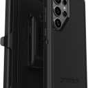 OtterBox Samsung Galaxy S24 Ultra Defender Series Case - Black, Rugged & Durable, with Port Protection, Includes Holster Clip Kickstand