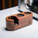 Espresso Tamping Station 54mm For Breville Espresso Machine Accessories,Rosewood Portafilter Holder Tamping Mat Espresso Coffee Equipment (Classic)