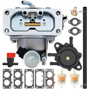15004-0757 Carburetor Compatible with Kawasaki 15003-7094 15004-1005 Carb with 49040-2075 Fuel Pump for Kawasaki FH680D FH721D FH721V FH770D FX730V FX751V FX801V Engine Lawn Mower