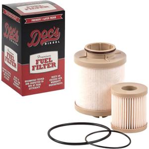 Doc's Diesel Fuel Filter DCS9667 | Compatible with Ford 6.0L Super Duty F250, F350, F450, F550 2003-2007, Ford 6.0L Excursion 2003-2005, F650, F750 2004-2008 | Replaces FD4616