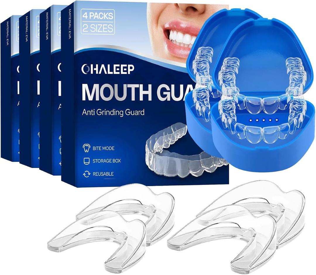 Anti Grinding Guard for Clenching Teeth at Night, Teeth Grinding Mouthguards for Sleeping, Mouth Guard for Grinding Teeth at Night, Night Guards for Teeth Grinding for Adults