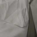 GFI LINEN CLUBS White Cotton Tab Top Curtains  50x63 inch Window Panel Set, 2 Panels for Living Room, Bedroom or Bathroom