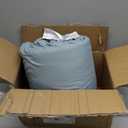 Amazon Basics Lightweight, Soft King Size Comforter Sets, All-Season Down-Alternative 3-Piece Bedding Set, Pinch Pleat Design, Spa Blue