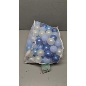 TRENDPLAY Plastic Balls for Ball Pits, Pack of 100 Hollow Balls, Perfect for Toddler Baby Pools,Party Decoration, 2.2 Inch 2.4 Inch 2.75 Inch (6 colors)