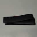 Linda’s Essentials Silicone Stove Gap Covers (2 Pack), Heat Resistant Oven Gap Filler Seals Gaps Between Stovetop and Counter, Easy to Clean Stove Gap Guard (21 Inches, Black)