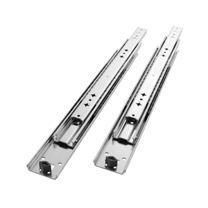 1 Pairs of 40 Inch Heavy Duty Drawer Slides 250 lb Full Extension Side Mount Ball Bearing Drawer Rails