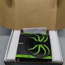 2025 1200W 10"Slim Car Underseat Subwoofer and Amp Package with Ambient Light, Individual Control for Low Pass/Gain/Boost Bass, High output surround vibration bass without distortion for Truck