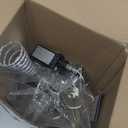 JOIEDOMI 7.8" Metal 3D Star Christmas Tree Topper Golden Glitter Decorations with 56 LED Warm White with Plug Timer Ornaments Treetop Home Holiday Party Indoor Decor