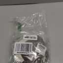 SUUKSESS Women Color Block Underwire Bikini Sets Cheeky High Cut 2 Piece Swimsuit (Medium, Black White)