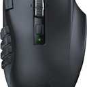 Razer Naga V2 HyperSpeed Wireless MMO Gaming Mouse: 19 Programmable Buttons - HyperScroll Technology - Focus Pro 30K Optical Sensor - Mechanical Mouse Switches Gen-2 - Up to 400 Hr Battery Life