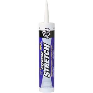 DAP 18715 2 Pack 10.1 oz. Extreme Stretch Premium Crackproof Elastomeric Sealant, White