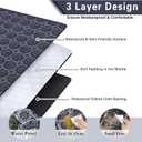Supfitness Extra Large Picnic Blankets Waterproof Foldable (60 "x 80") Beach Blanket Waterproof Sandproof,3-Layer Thicking Mat Outdoor Packable Camping Blanket