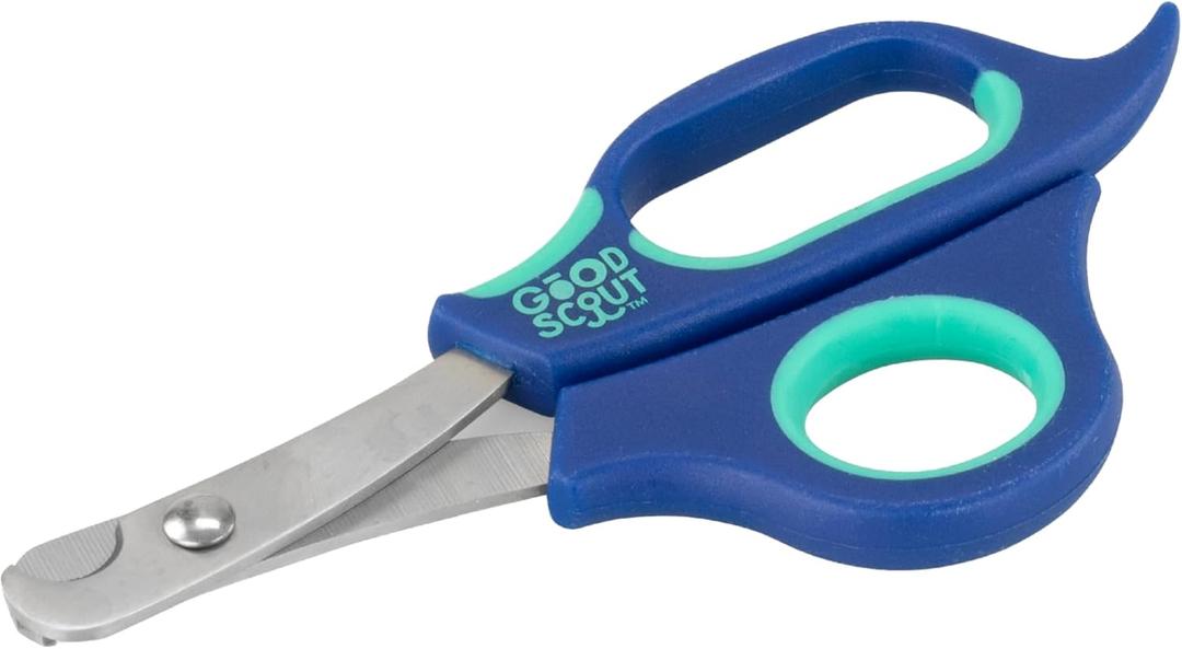 Good Scout Medium Pet Nail Clippers, Best Dog Nail Trimmers & Cat Nail Trimmers, Non-Slip Handle Canine Nail Clippers with Stainless Steel Strong Blades for Quick & Easy Nail Trimming, 5.5-Inch