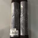 2 x TOONOW Indoor Doormats Front Door Mat,32 "x17, Low-Profile Machine Washable Kitchen Rug, Absorbent Mud Half Round Entrance Mat for Outdoors, Entryway, Patio, Bedroom,Purple