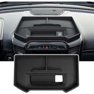 CZmenghe 12 Inches and 14.4 Inches Screen Dashboard Storage Organizer Compatible with 2019-2026 Dodge RAM 1500 Dashboard Storage Tray Replacement for 2019-2026 Dodge RAM 1500 Accessories