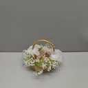 Flower Girl Basket White Flowers