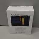 CANDLE IDEA 2 PCS 3"x7" Outdoor Waterproof Flameless LED Pillar Candles with Remote Timer, Battery Operated Electric Flickering Plastic Fake Candle for Halloween Christmas Lantern Decorations (Ivory)