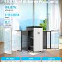 Air Purifiers for Home Large Rooms up to 3500 Ft, H13 True HEPA 0.1 Micron 99.97% Filtration with Carbon Filter, 235 CFM CADR, for Pollen, Pet Odor, Smoke, VOCs, 30dB Sleep Mode, PM2.5 Display