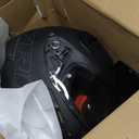 CYRIL Full Face Motorcycle Helmet DOT Approved for Adults, Street Racing | Matte Black, Large