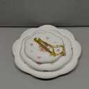 Amazon.com | Jusalpha Elegant Embossed 3-tier Ceramic Cake Stand- Cupcake Stand- Tea Party Pastry Serving Platter in Gift Box and a Free Sugar Tong (FL-Stand 03): Cupcake Stands