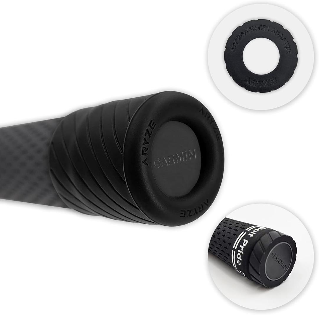 ARYZE 14 Pack Golf Sensor Covers  Includes CT1 Adapters  Compatible with Garmin Approach CT1 Sensors  Secure Fit, Durable Protection (Black, Standard)