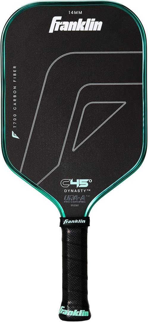 Franklin Sports PRO Pickleball Paddles C45 Carbon Fiber Series - Official USAP + UPA Approved Pro Player Design