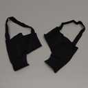 Bunion Corrector for Women & Men - Big Toe Straightener with Bunion Splint, Comfortable & Breathable for Day/Night Wear, Effective Hallux Valgus Pain Relief (2, Black)