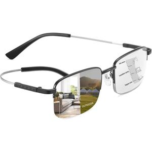 YIMI Progressive Photochromic Multifocus Reading Glasses UV400 Sunglasses Blue Light Blocking Computer Readers for Men Women, +3.00